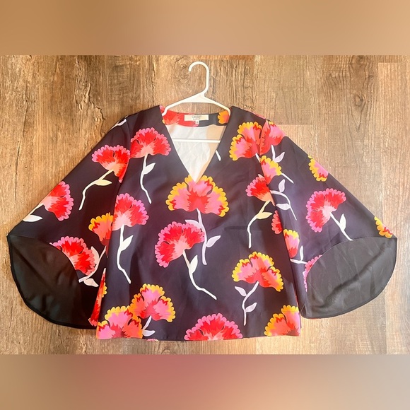 FINAL PRICE Crosby by Mollie Burch Flared Sleeve Top - Picture 1 of 7